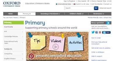 Primary resources from Oxford University Press